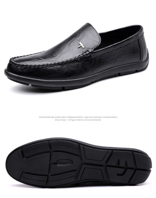Zapatos Casuales de Cuero Transpirable para Hombre con Suela Suave - Image 14