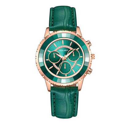 Reloj de Cuarzo Unisex con Diseño de Tres Ojos - Versátil y Moderno - Image 5