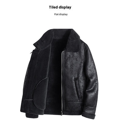 Abrigo de Lana de Cordero para Invierno Hombre - Image 16