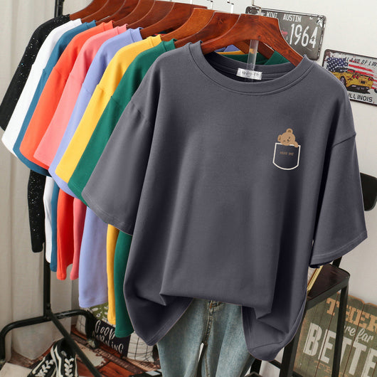 Blusa Cómoda de Algodón Puro para Mujer - Talla Grande - Image 21