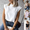 Blusa Estampada Cuello Mao Fresca para Mujer - Perfecta para Verano