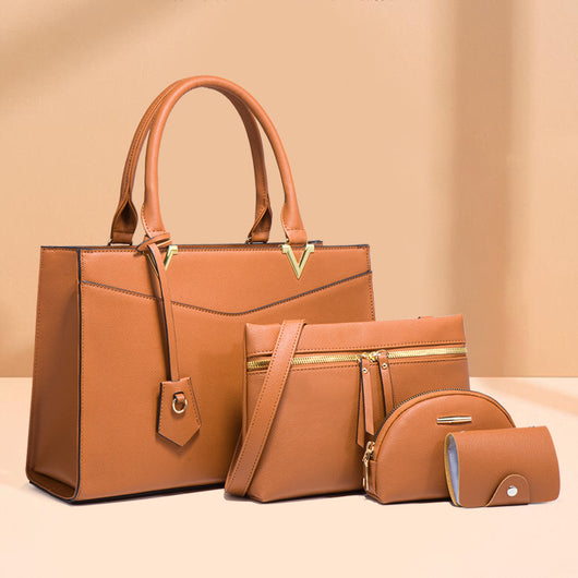 Conjunto de 4 Bolsas de Moda Europea y Americana de Gran Capacidad - Image 7