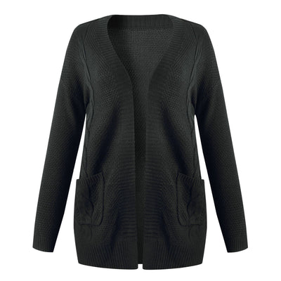 Cardigan Tejido de Color Sólido para Mujer - Image 21
