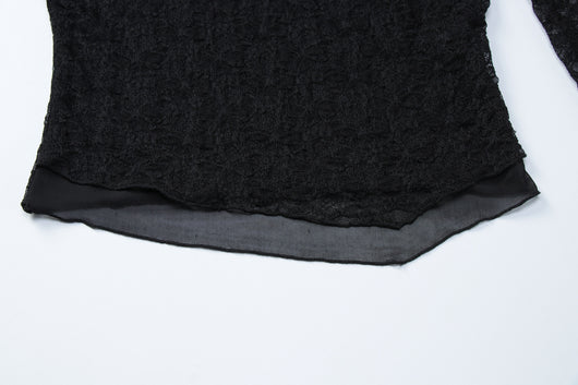 Blusa Manga Larga con Detalles de Encaje - Image 16