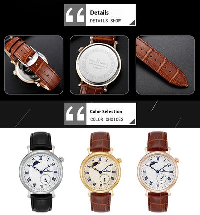 Reloj Deportivo Impermeable Sol Luna Estrella para Hombre - Image 8
