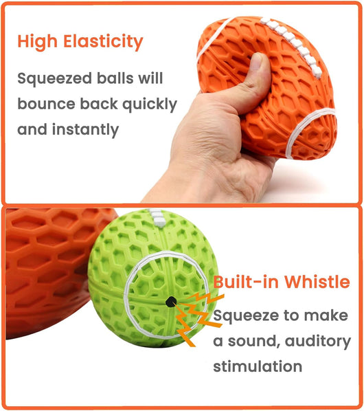 Juguete de Rugby Resistente para Perros Grandes - Diseño Duradero con Sonido Chirriante - Image 5