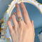 Anillo de Plata 925 con Diamante Amarillo - Diseño Minimalista