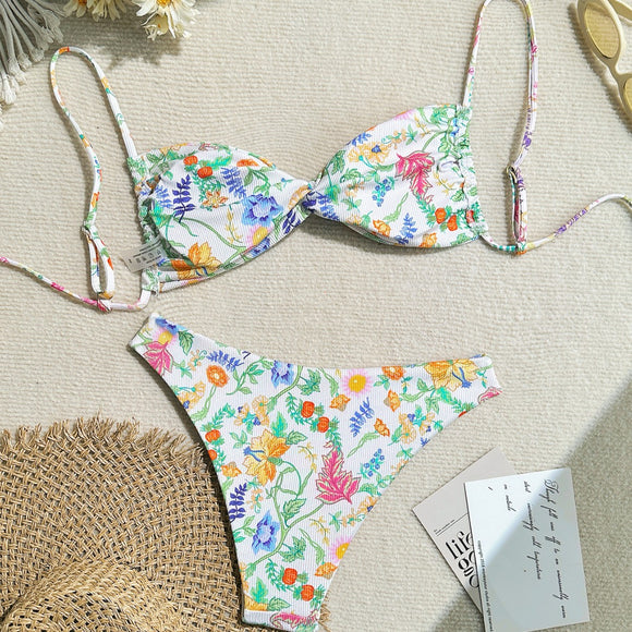 Bikini Backless Sexy para Playa - Diseño Atrevido sin Espalda