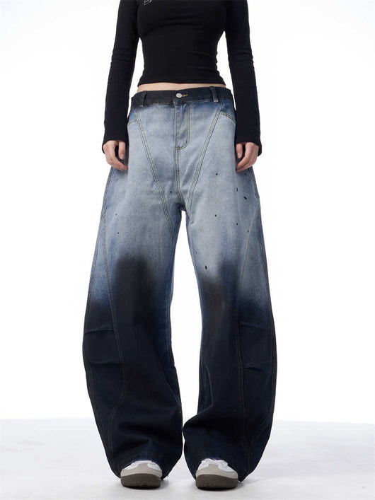 Pantalones Anchos Tie-Dye Degradado para Mujer - Image 6