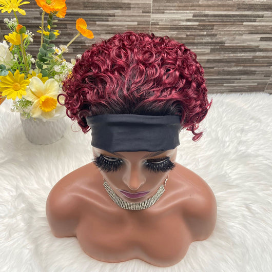 Banda para Cabello de Seda de Hielo con Cabello Humano Real Multicolor Elfa - Image 12