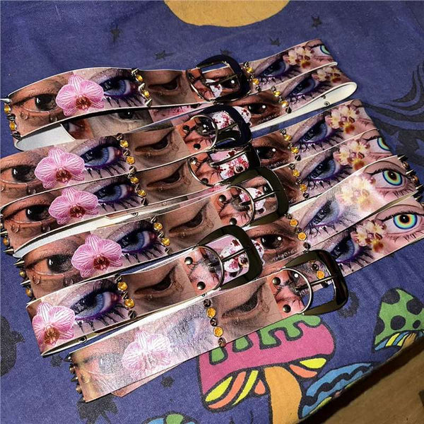 Cinturón Diseñador Original con Motivo de Ojo