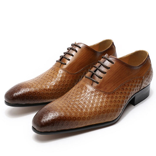 Zapatos de Cuero Artesanales Estilo Británico para Hombre - Image 9