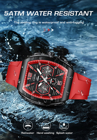 Reloj Deportivo Cuadrado Resistente al Agua con Calendario Multifuncional - Image 15
