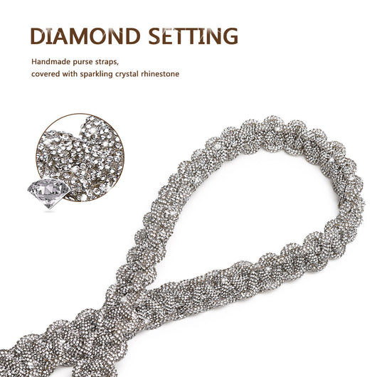 Correa de Hombro para Equipaje con Cristales Diamante - Image 12