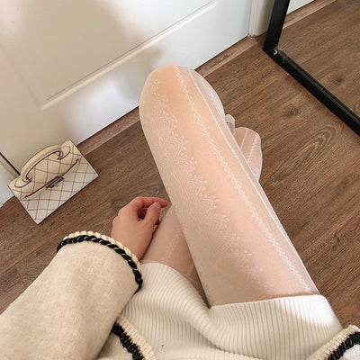 Medias Estilo Japonés con Encaje - Pantys Finos Resistentes al Desgarrado - Image 3