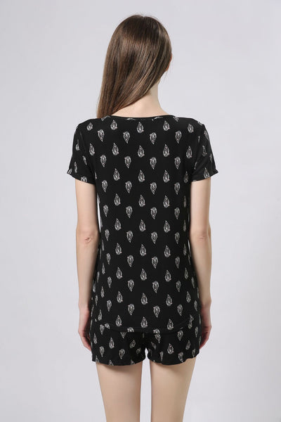 Pijama Corto para Mujer - Conjunto de Manga Corta y Short Cómodo - Image 6
