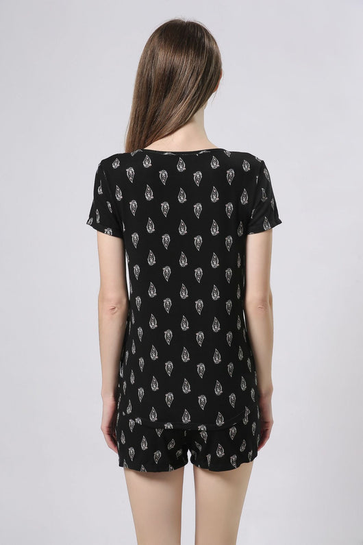 Pijama Corto para Mujer - Conjunto de Manga Corta y Short Cómodo - Image 6