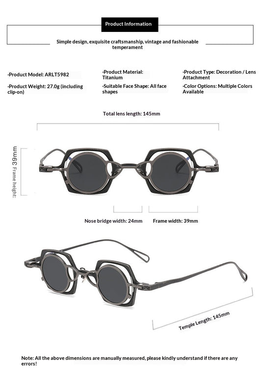 Gafas de Sol Polarizadas con Soporte Magnético de Titanio Puro - Image 19