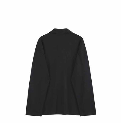 Camisa Básica Masculina de Cuello Solapa y Manga Larga - Image 4
