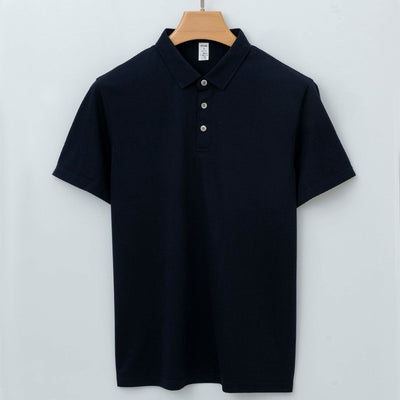 Polo de Seda Morera para Hombre - Camiseta Casual de Manga Corta - Image 6