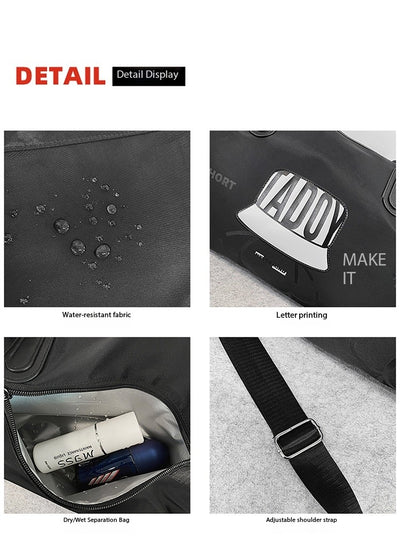 Bolsa de Viaje para Hombre 2025 Gran Capacidad con Separación Seco-Húmedo Fitness - Image 53