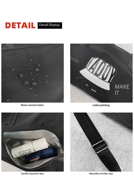 Bolsa de Viaje para Hombre 2025 Gran Capacidad con Separación Seco-Húmedo Fitness - Image 53