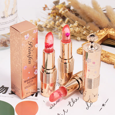 Labial Jelly Cambia Color con Flor - Hidratante y Nutritivo