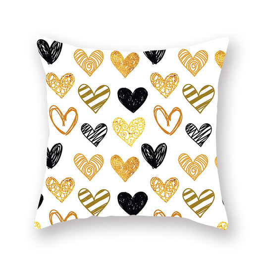 Funda de Almohada Terciopelo Melocotón San Valentín - Image 2