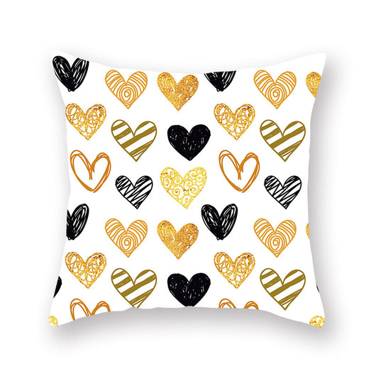 Funda de Almohada Terciopelo Melocotón San Valentín - Image 2