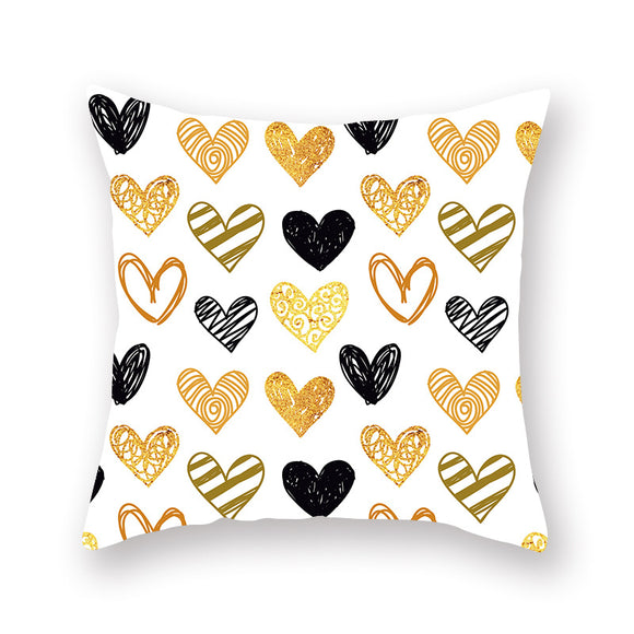 Funda de Almohada Terciopelo Melocotón San Valentín