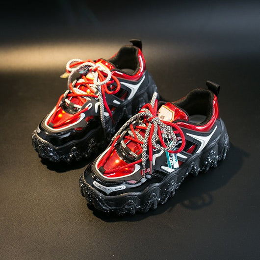 Zapatos Casuales de Cuero Patente para Mujer - Estilo Urbano Moderno - Image 9
