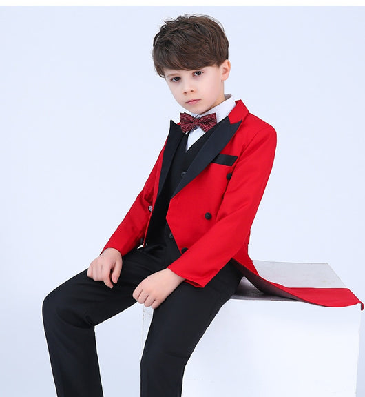 Traje de Esmoquin Infantil Premium para Presentaciones y Eventos Formales