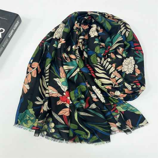 Pashmina Estampada con Borlas para Mujer - Image 8
