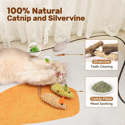 Juguetes Interactivos para Gatos con Catnip y Sonidos de Ratón - Image 5