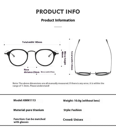 Gafas Retro de Titanio Japonés con Diseño Exclusivo - Image 8