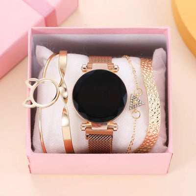 Reloj Inteligente de Dos Piezas para Mujer - Diseño Versátil y Elegante - Image 3