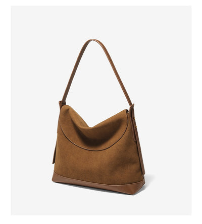 Bolso de Hombro Ante Sintético con Gran Capacidad y Correa Cruzada - Image 21