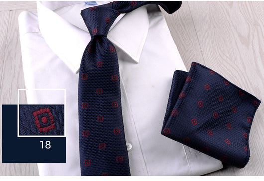 Combo Corbata y Pañuelo de Bolsillo para Hombre Profesional - Image 19