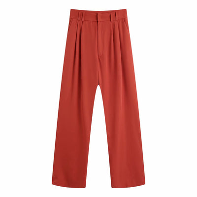 Pantalones Casuales Cintura Alta Efecto Reductor