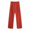 Pantalones Casuales Cintura Alta Efecto Reductor