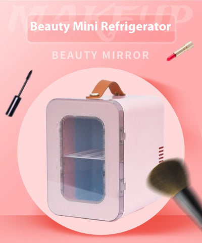Minirefrigerador de Belleza Dual Temperatura con Puerta Transparente - Image 16