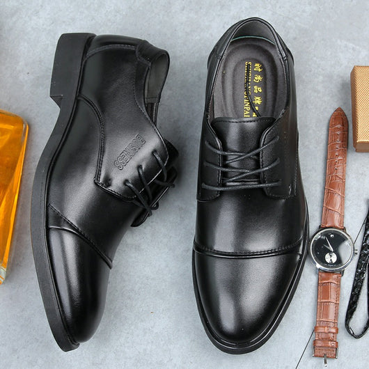 Zapatos Formales de Cuero para Hombre Talla Grande - Respirable y Cómodo - Image 6