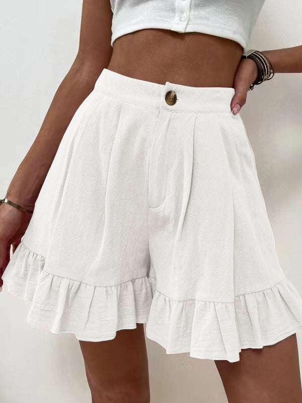 Shorts Talle Alto para Mujer Estilo Europeo y Americano