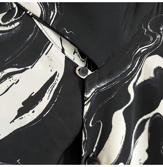 Playera Juvenil Estampado Abstracto - Diseño Onda Fresco - Image 4