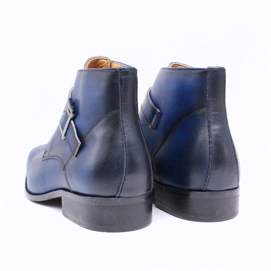 Botas Casuales de Cuero para Hombre con Punta Afilada y Suela Baja - Image 4