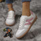 Zapatos Planos Casuales para Mujer con Diseño Colorblock y Punta Redonda