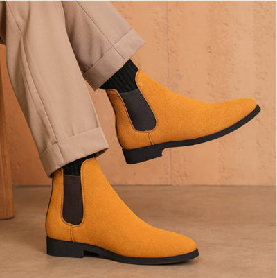 Zapatos Casuales Británicos con Elástico y Cordones para Hombre - Image 6