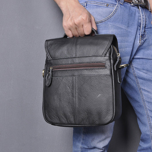 Bolso Crossbody de Cuero para Hombre - Versátil y Funcional - Image 9