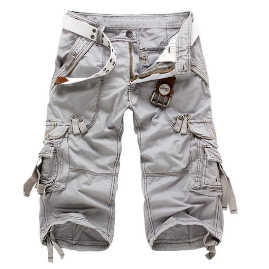 Pantalones Cargo Holgados con Múltiples Bolsillos para Hombre - Image 3