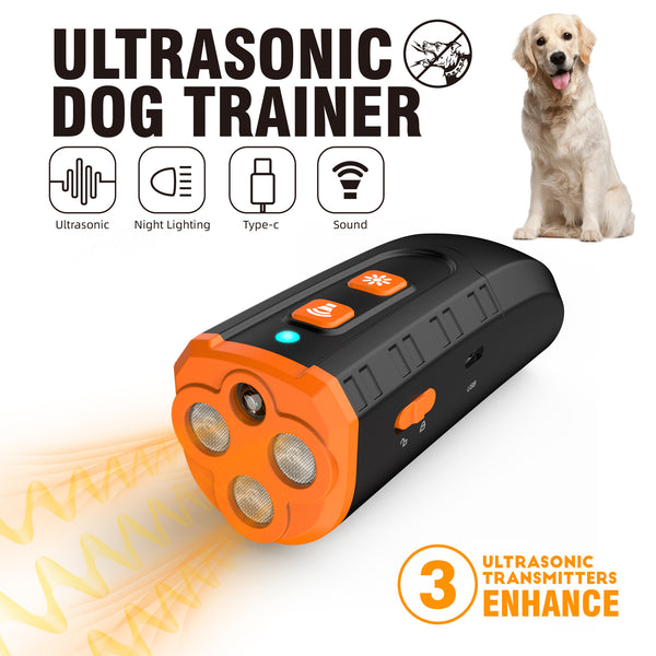 Dispositivo Ultrasónico Portátil Silenciador de Ladridos - Entrenamiento Canino de Alta Potencia